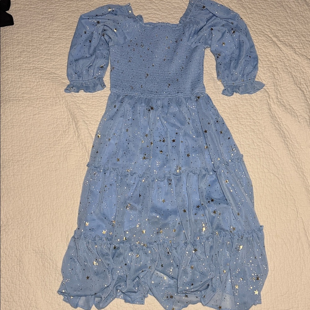 Ivy City Co Blue Starry Formal Dress - Picture 5 of 7